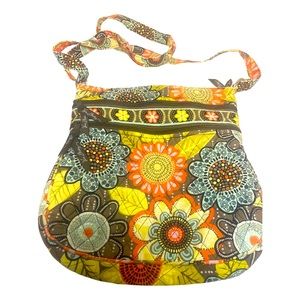 Vera Bradley | Flower Shower Cross Body Bag Retired Print